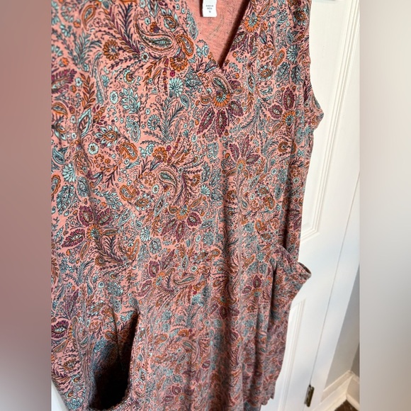 J. Jill Paisley Sleeveless Dress | Size Medium | Effortless Everyday Style - Picture 3 of 9